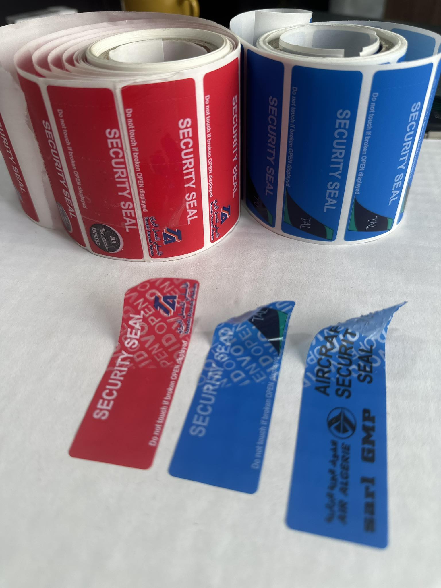 Étiquettes Security Seal GMP